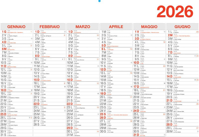 Tabella commerciale - f.to 48,8x33,4 - 2026