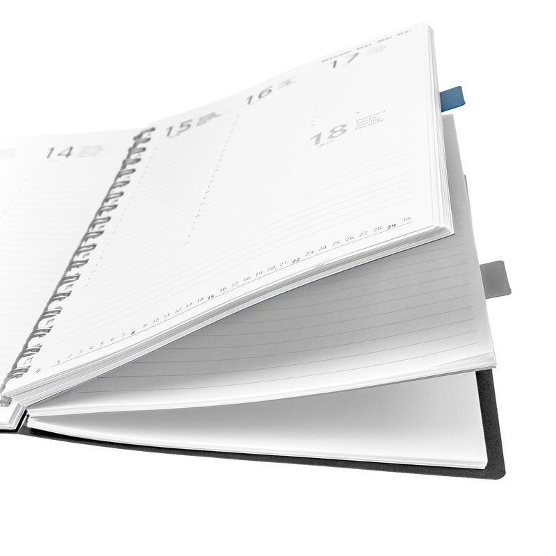 Settimanale + notes a righe e bianco - 2026 -  f.to 14,5x20,5 cm