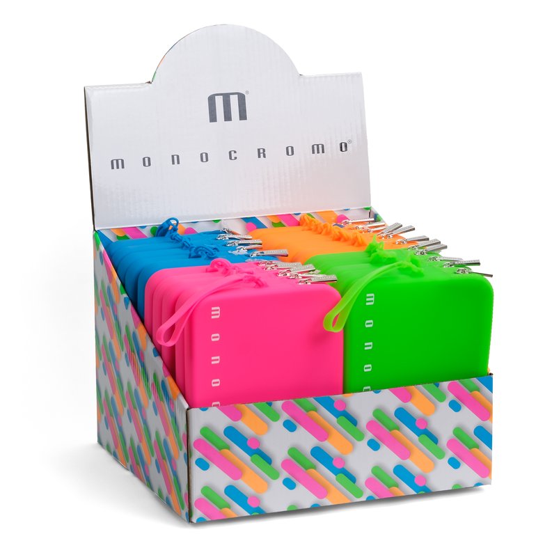 Pochette Monocromo in silicone - colori assortiti
