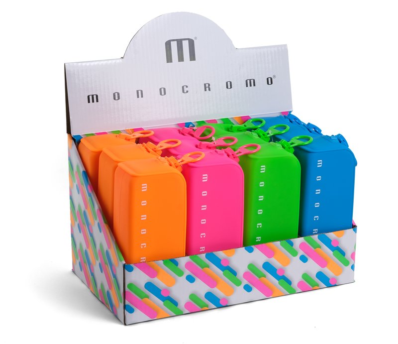 Astuccio Monocromo Zip - colori assortiti
