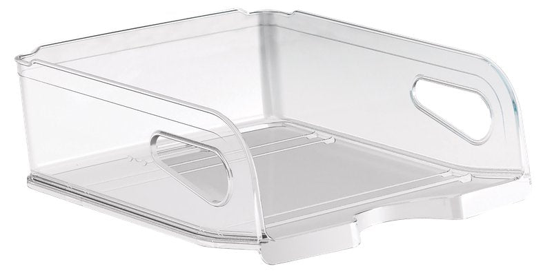 Vaschetta portacorrispondenza con bordo alto - trasparente kristal