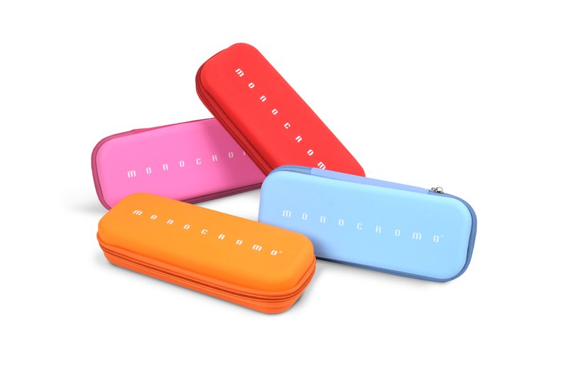 Astuccio Monocromo ovale in silicone - colore azzurro