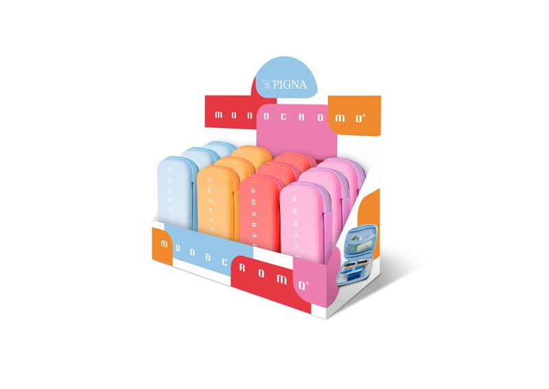 Astuccio Monocromo ovale in silicone - colori assortiti
