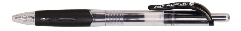 Penna a sfera a scatto Gel Plump - punta fine - colore nero