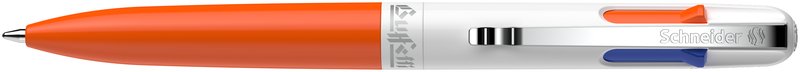 Penna a sfera 4 colori - mix fluo
