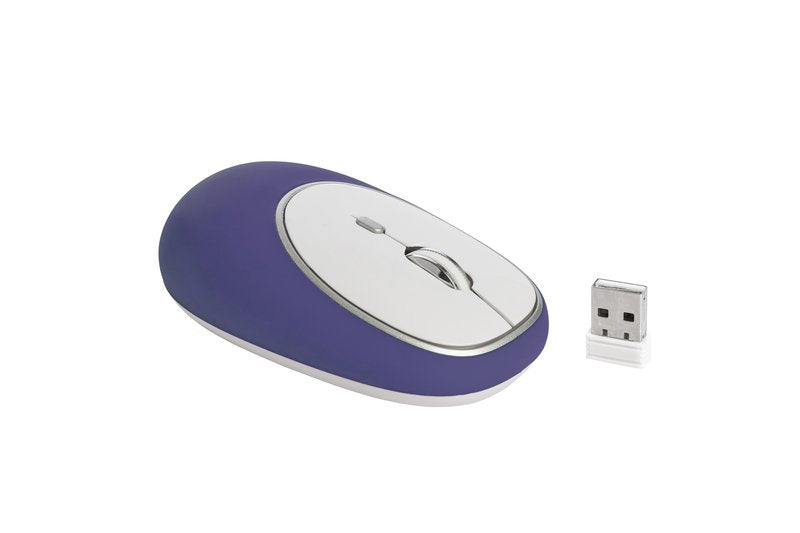 Mouse ottico wireless in silicone - colori assortiti