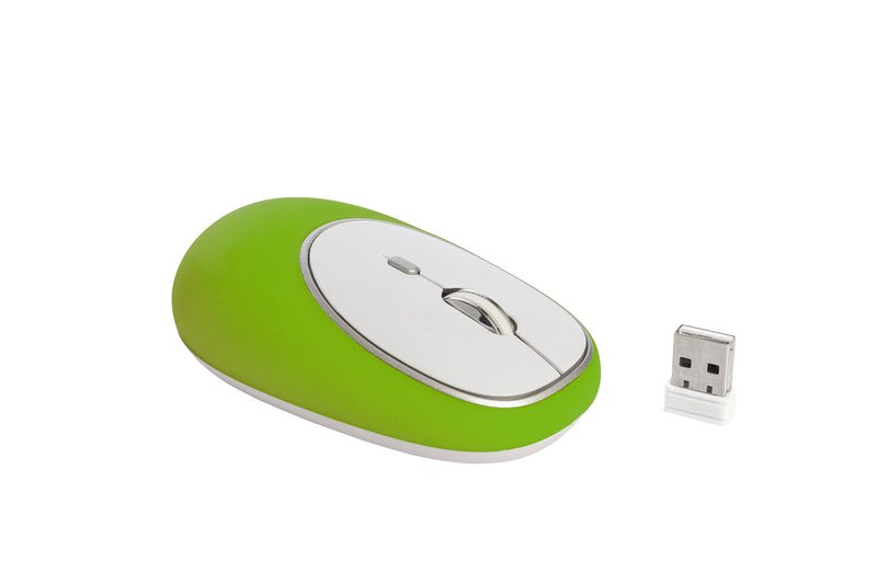 Mouse ottico wireless in silicone - colori assortiti