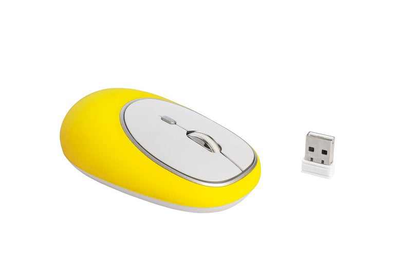 Mouse ottico wireless in silicone - colori assortiti