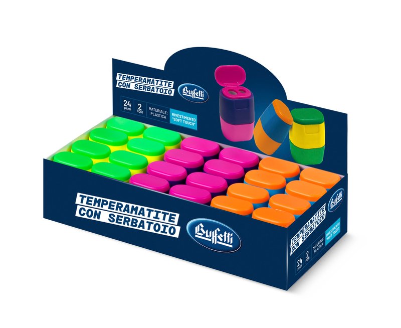 Temperamatite fluo con serbatoio Soft Touch