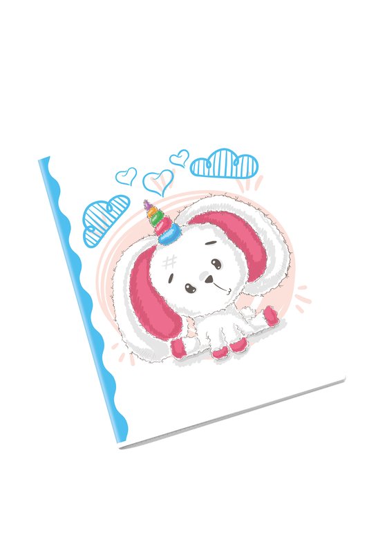 Maxiquaderno CUTE - Rigatura 5M - Quadretto da 5mm - 80 g - A4 - copertine assortite