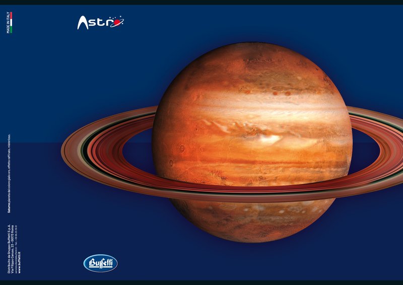 Maxiquaderno ASTRO - Rigatura 4M - Quadretto da 4mm - 80 g - A4 - copertine assortite