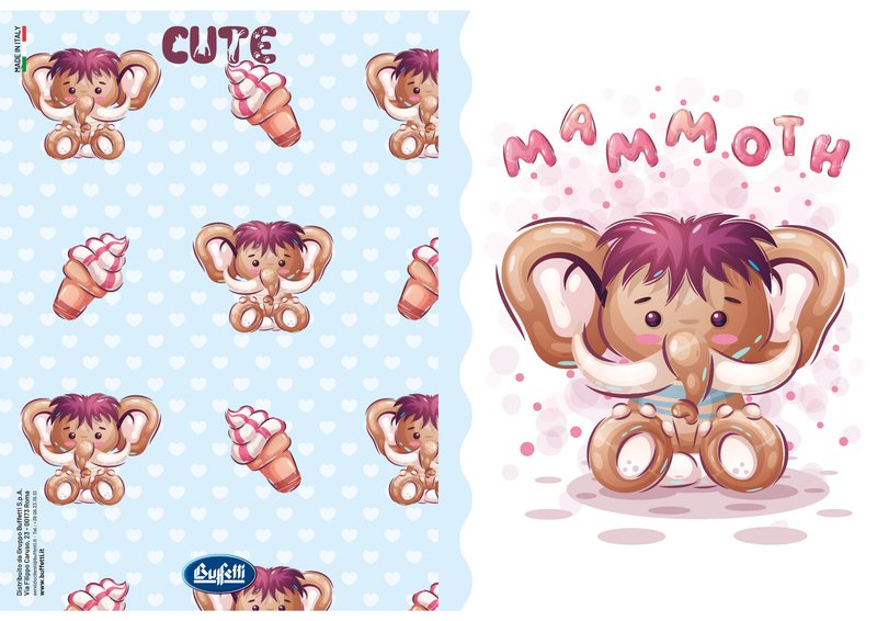Maxiquaderno CUTE - Rigatura 0C - Righe con margine - 80 g - A4 - copertine assortite