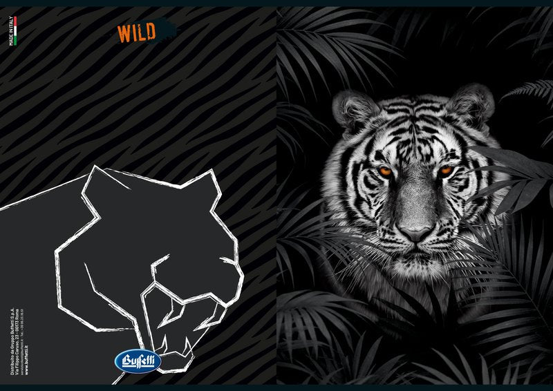 Maxiquaderno WILD - Rigatura 1R - Righe - 80 g - A4 - copertine assortite