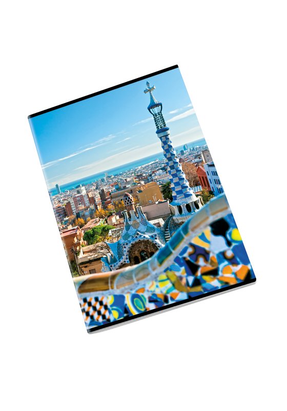 Maxiquaderno GEO - Rigatura 5M - Quadretto da 5mm - 80 g - A4 - copertine assortite