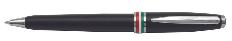 Penna a sfera Identity fusto nero - inserto tricolore - nero