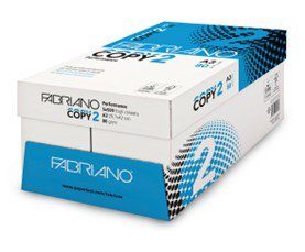 Conf. 5 risme carta per fotocopie Fabriano Copy 2 - A3 - 21x29,7 cm - 80 g