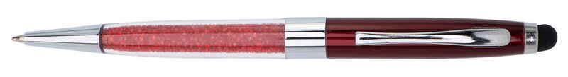 Penna a sfera con funzione Touch Stylus - fusto red