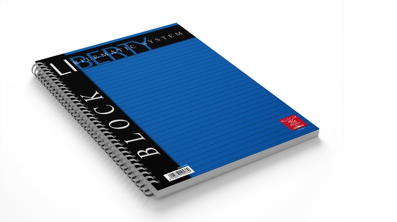 Blocco  Maxi Quaderno spiralato Liberty