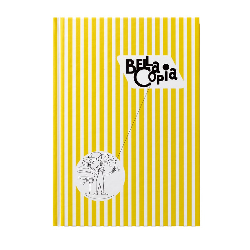 Taccuino BELLA COPIA, copertina Cartonata - rigatura: BI - giallo