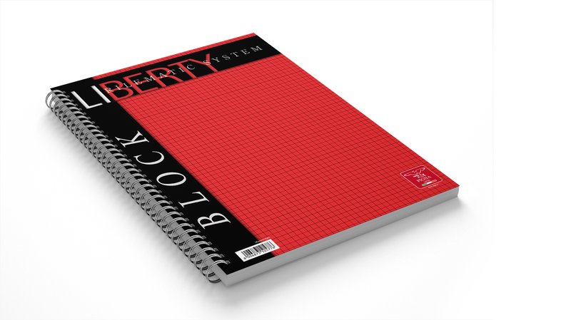 Blocco  Maxi Quaderno spiralato Liberty