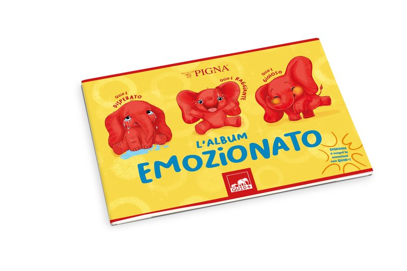 Album da Disegno Quid+ Emozionati, Ideale per Disegni dei Bambini