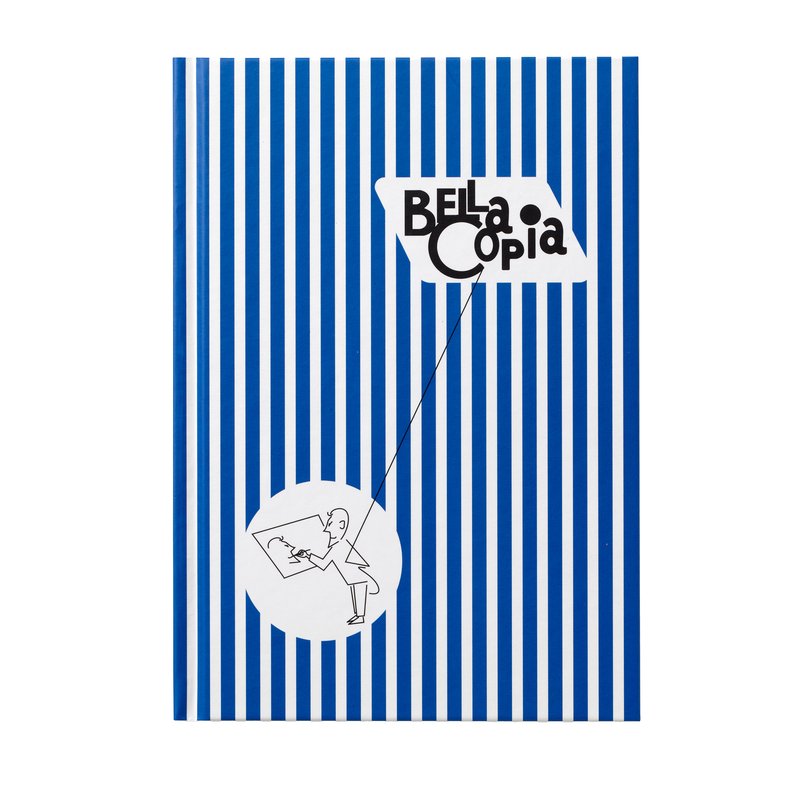 Taccuino BELLA COPIA, copertina Cartonata - Rigatura: BI - blu