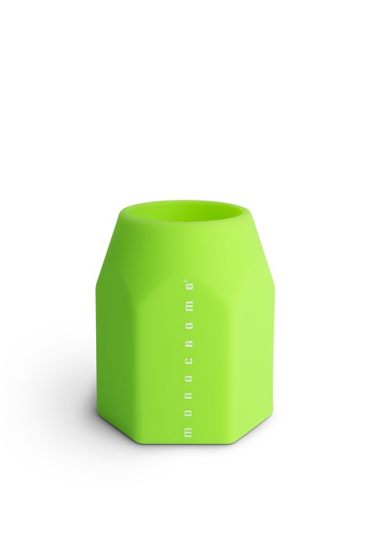 Portapenne MONOCROMO FLUO in silicone - verde