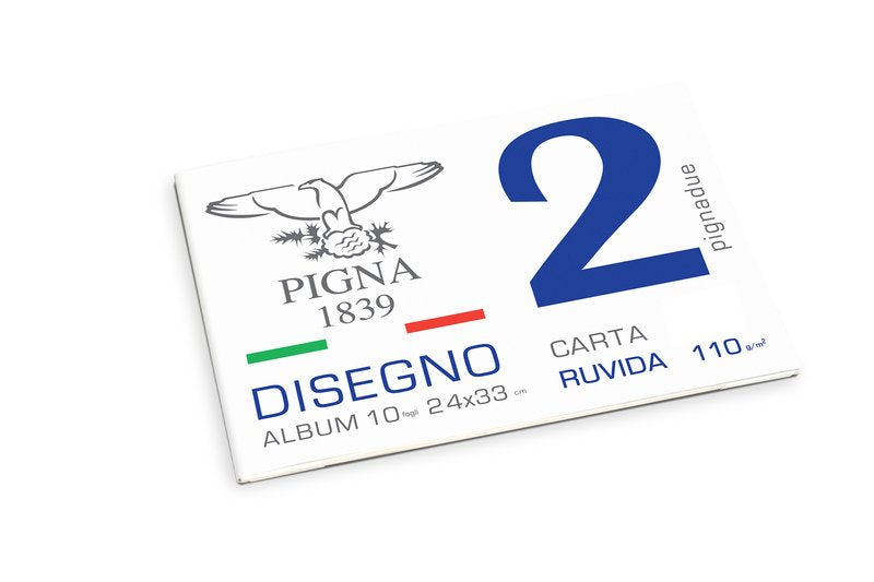 Blocco da Disegno PignaDue punto metallico - carta ruvida