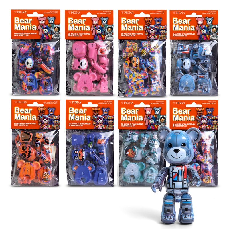 Stickers 3D Bearmania