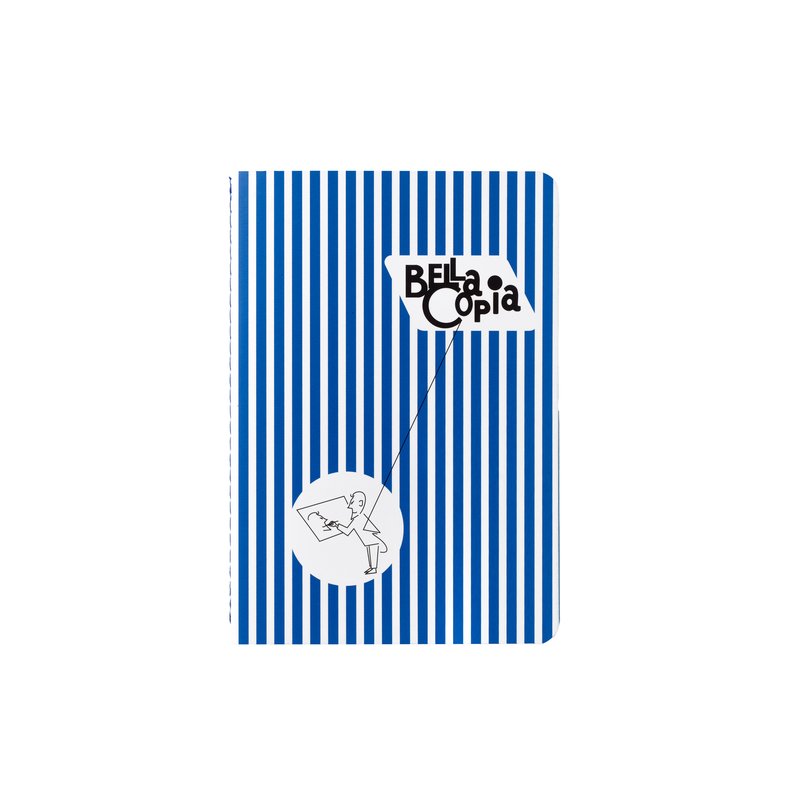 Taccuino BELLA COPIA copertina soft cover - BI - azzurro
