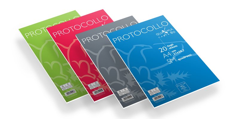 Confezione 20 fogli protocollo - UB - Uso Bollo