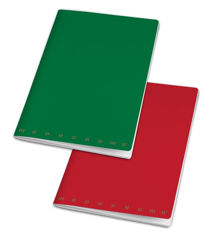 Maxi Quaderno MONOCROMO Christmas edition -  copertina plastificata opaca - 5M - Quadretto da 5mm