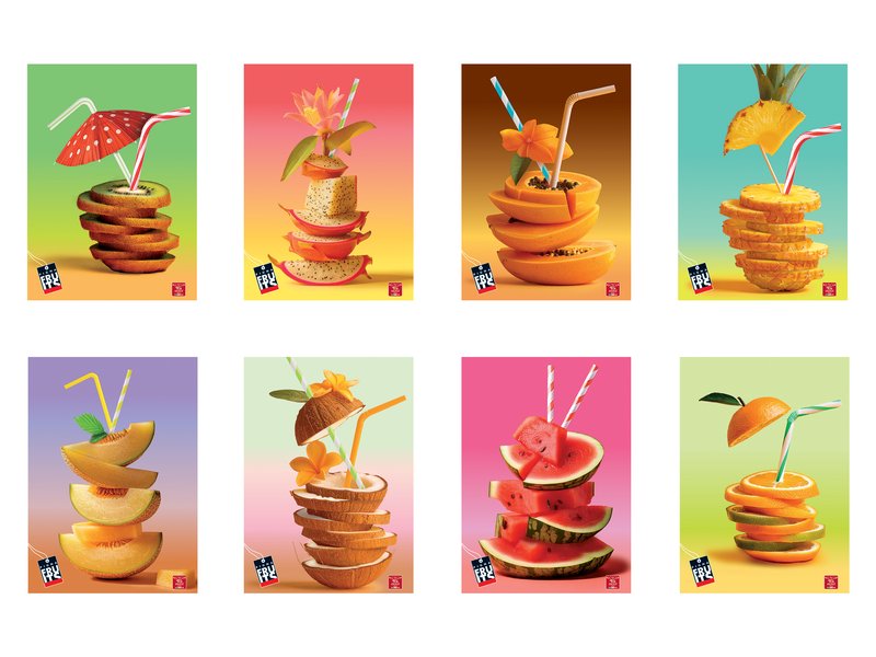Maxi Quaderno Pigna Fruits  - 0C - Righe con margine