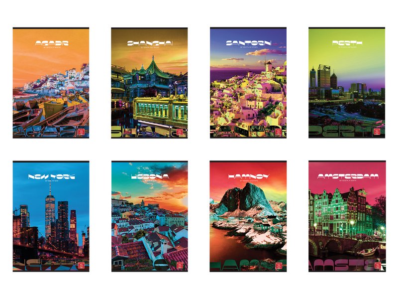 Maxi Quaderno CITY EFFECTS  - 5M - Quadretto da 5mm