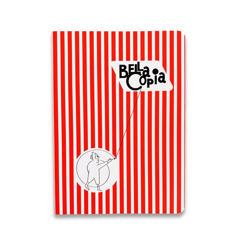 Taccuino BELLA COPIA copertina soft cover - BI - rosso