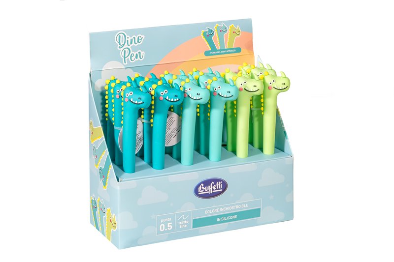 Penna gel a scatto DinoPen