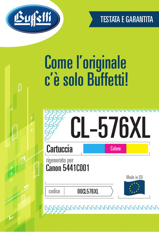 Canon Cartuccia ink jet - Compatibile Rigenerato CL-576XL 5441C001- 3 colori - 300 pag