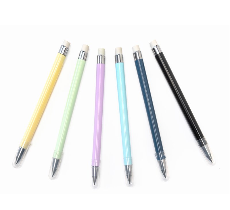 Matita infinita con gommino - colori assortiti