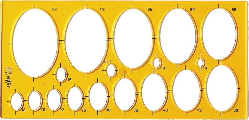 Maschera per ellissi - 270-130 mm