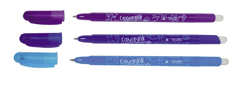 Penna a sfera cancellabile Tratto Cancellik - viola - Tratto medio