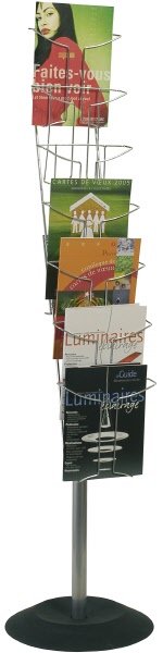 Espositore da terra 7 scomparti - 25x78x150 cm