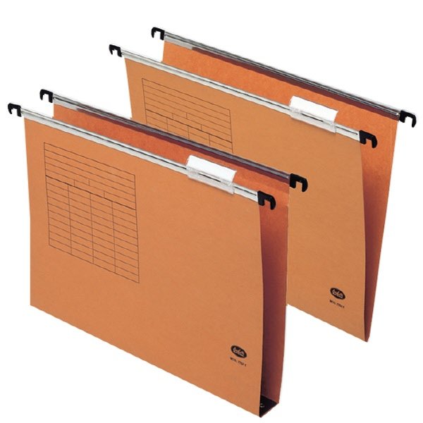 Cartella sospesa - da cassetto - Interasse 39 cm - Fondo a U - arancio