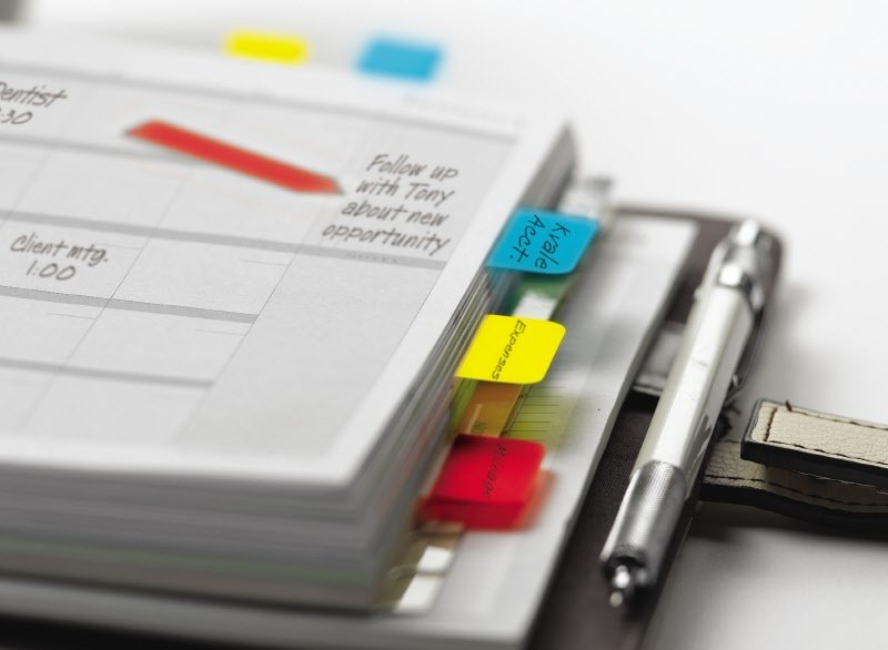 Segnapagina Post-it Index Strong Medium 686 - 25x45 mm - colori assortiti
