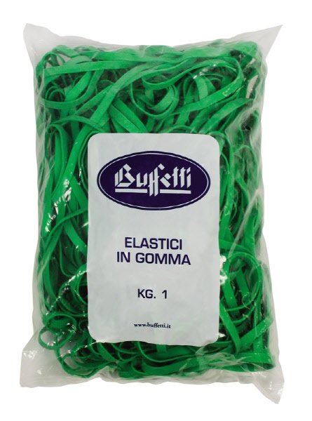 Elastici a fettuccia - Misura 120 x 8 mm - conf. 1000 g