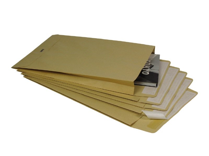Buste a sacco avana con soffietti laterali - 23x33 cm