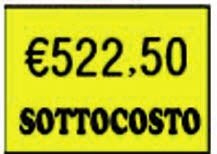 Etichette rimovibili 26 x 19 mm fluo
