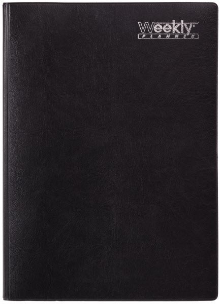 Agenda settimanale Weekly 12 mesi - 2026 - 17,2x24 cm -interno intercambiabile - nero
