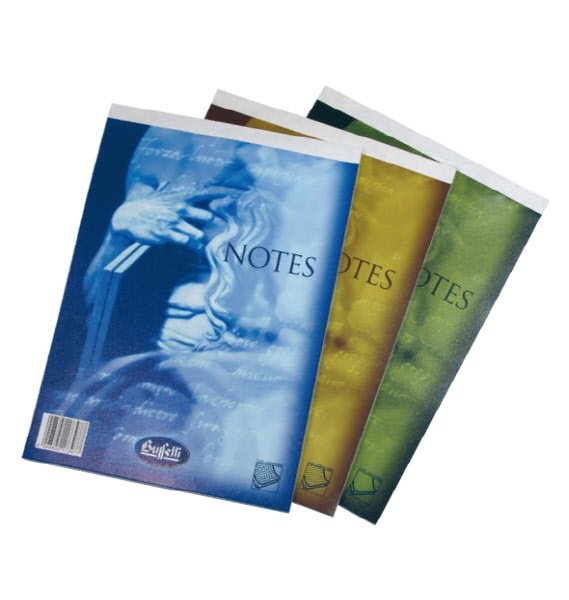 Blocco notes Michelangelo - A4  - 1R - Righe - punto metallico - 70 fogli da 60 g