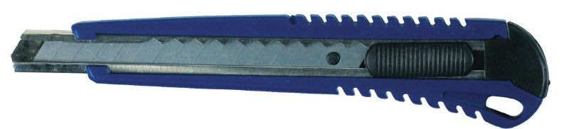 Cutter da ufficio - Larghezza lama 9 cm - blu