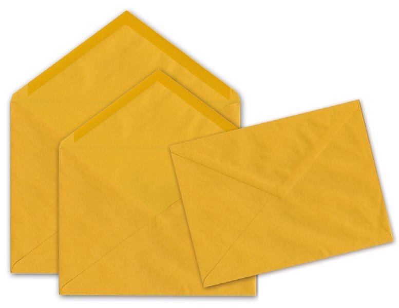 Buste gialle classiche e commerciali 12 x 18 cm - 80 g - conf. 50 pz.